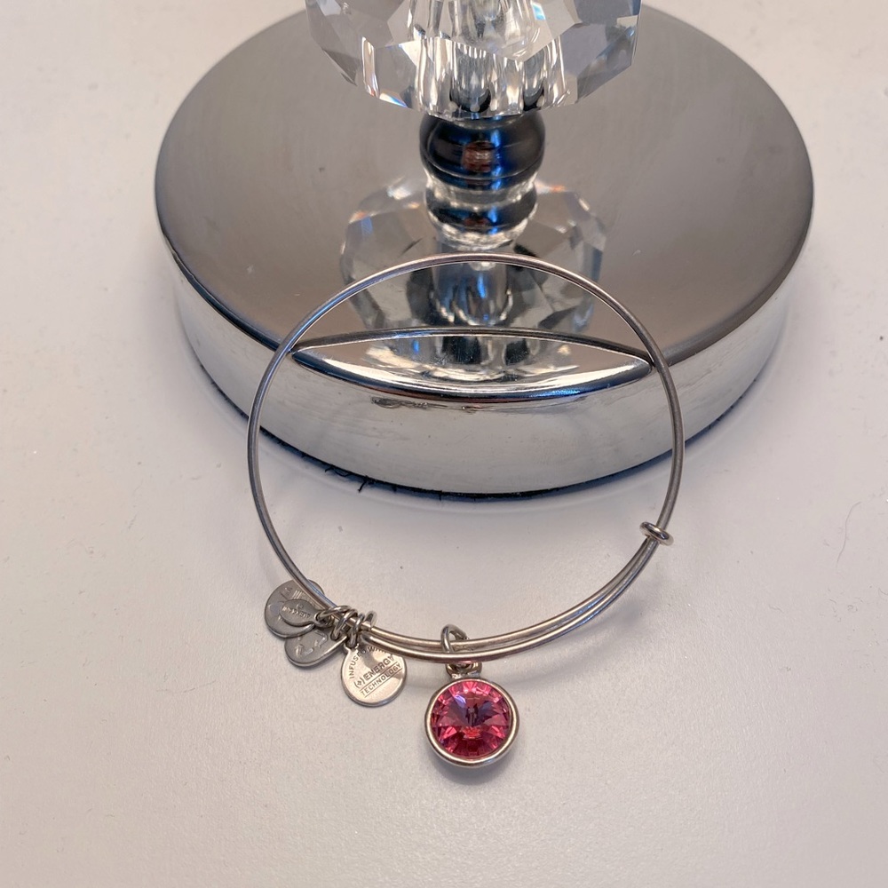 ALEX AND ANI Birthstone bracelet PINK